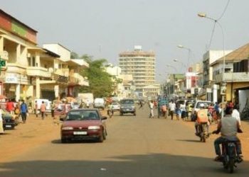 Une vue de la capitale Bangui