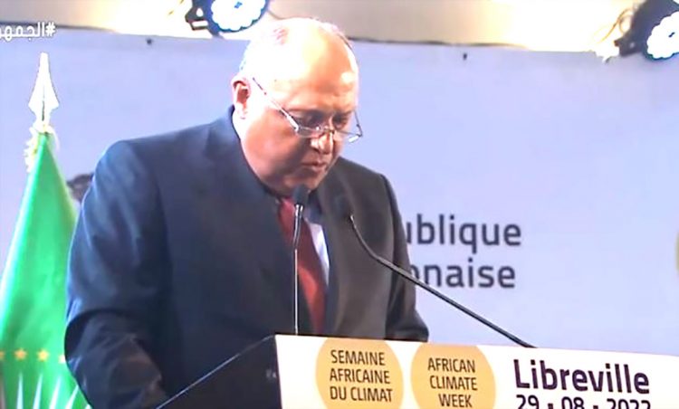 Le ministre égyptien des Affaires étrangères, Sameh Shoukry.