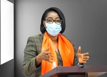 La PM, Rose Christiane  Ossouka Raponda.