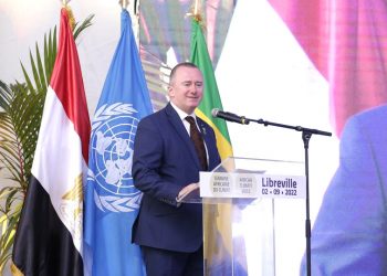 Pr. Lee White, ministre gabonais des Eaux, des Forêts, de la Mer, de l’Environnement, chargé du Plan climat et du Plan d’affectation des terres.