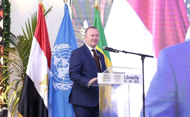 Pr. Lee White, ministre gabonais des Eaux, des Forêts, de la Mer, de l’Environnement, chargé du Plan climat et du Plan d’affectation des terres.