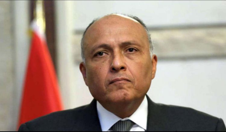 Sameh Shoukry, ministre égyptien des Affaires étrangères et président désigné de la COP27.