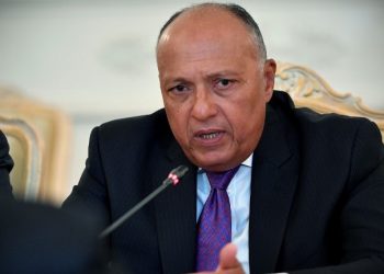 Sameh Shoukry, ministre égyptien des Affaires étrangères et président désigné de la COP27