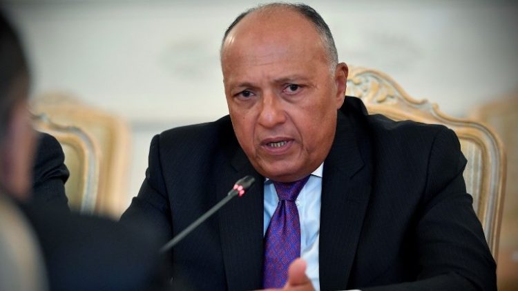 Sameh Shoukry, ministre égyptien des Affaires étrangères et président désigné de la COP27