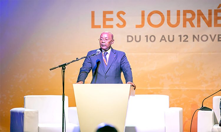 Le ministre d’État en charge de l’Industrie, Pacôme Moubelet Boubeya