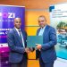 Ghislain Mfoulouh Emane, Directeur Général Adjoint de Finatra et Loïc Kapitho, cofondateur de la startup POZI