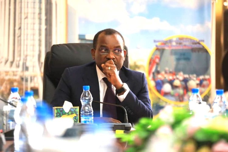 Le ministre du Pétrole et du Gaz, Vincent de Paul Massassa