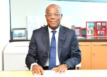 Le Président du Conseil d'administration, Henri-Max Ndong Nzue.