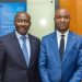 Dimitri Kévin Ndjebi (à droite), nouveau DG de BGFIBank Gabon aux côtés du PDG du Groupe BGFIBank, Henri Claude Oyima DR.