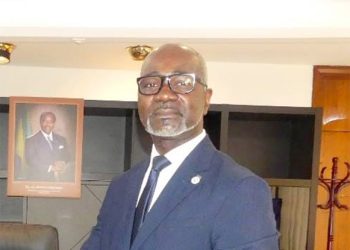 Le ministre gabonais des Mines et de la Géologie, Chen Sylvestre Mezui M’Obiang