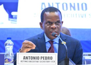 Le Secrétaire exécutif par intérim de la Commission économique pour l’Afrique, Antonio Pedro.