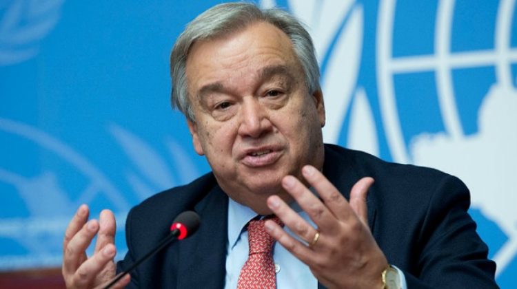 Le Secrétaire général des Nations Unies, António Guterres