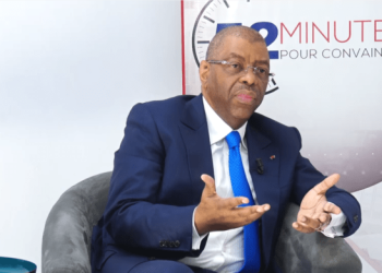 Alexandre Barro Chambrier lors de l'émission "52 minutes" pour convaincre sur Gabon 24