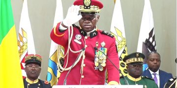 Le général Brice Oligui Nguema