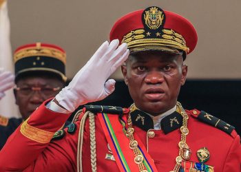 Le général de Brigade Brice Clotaire Oligui Nguema, président du Comité pour la transition et la restauration des institutions, président de la transition et chef de l’Etat.