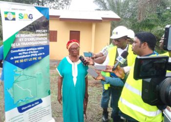 Jacqueline Mengue Minko, l’une des bénéficiaires d’un logement construit par le projet