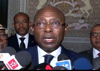 Le président de l’Assemblée nationale de transition de la République du Gabon, Jean-François Ndongou