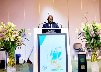 Le président de l’Assemblée nationale de la Transition, Jean-François Ndongou.