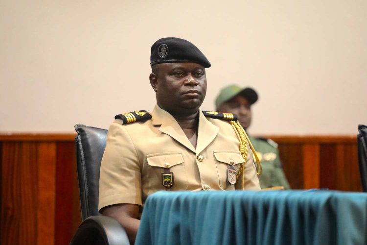 Le Directeur général de la douane, Hugues Modeste Odjangou