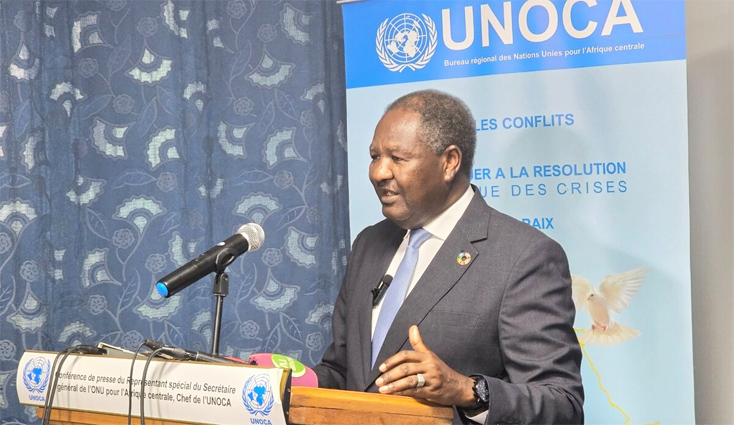 Le Représentant spécial du Secrétaire général pour l’Afrique centrale et Chef de l’UNOCA, Abdou Abarry.