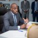 Le ministre de l'Économie et des Participations, Mark Alexandre Doumba