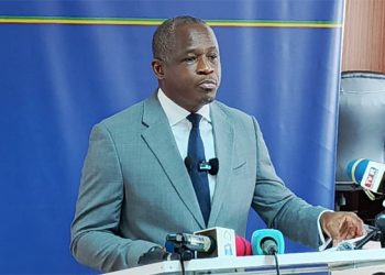 Le ministre gabonais de l'Intérieur et de la sécurité, Hermann Immongault