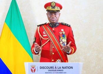 Le président de la transition, le général Brice Clotaire Oligui Nguema