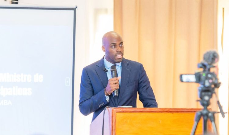 Le ministre de l’Économie et des Participations, Mark-Alexandre Doumba
