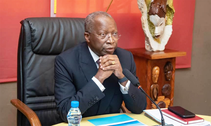 Le ministre des Comptes Publics, Charles M’BA