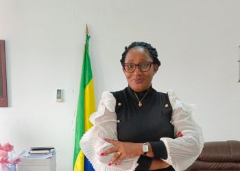 La déléguée spéciale de la commune de Makokou, Rita Estelle Milagolo