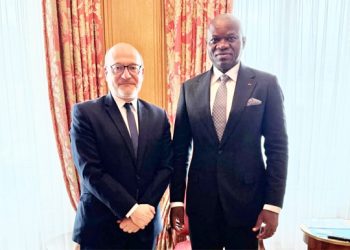 Rémy Rioux, Directeur de l’Agence Française de Développement (AFD), Brice Clotaire Oligui Nguema