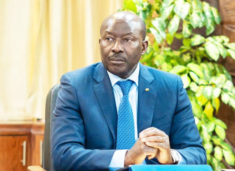 Le ministre d’Etat, en charge de l’Économie, des Finances, de la Dette et des Participations, et de la Lutte contre la vie chère, Henri-Claude OYIMA