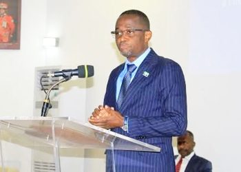 Le ministre du Pétrole et du Gaz, Sosthène Nguema Nguema