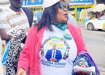 Pepecy Ougouligende sur le terrain