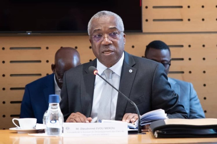 Le président de la BDEA, Dieudonné EVOU MEKOU