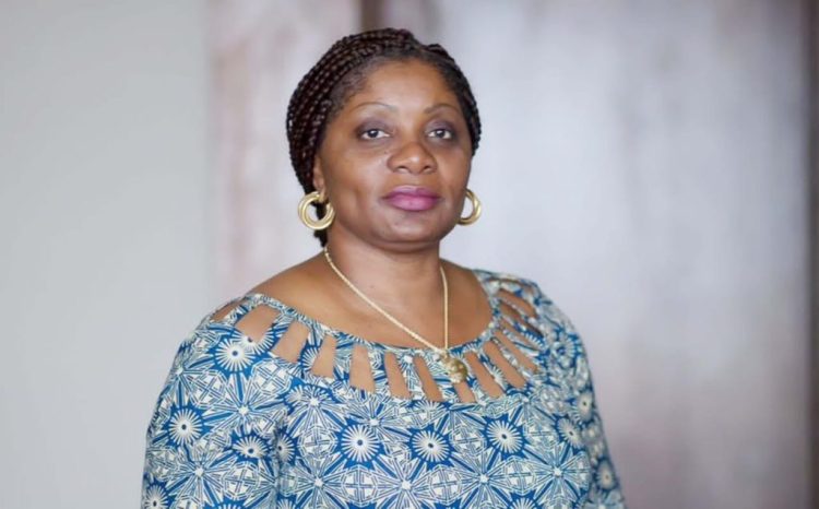 La présidente de la COSUMAF, Jacqueline ADIABA-NKEMBE
