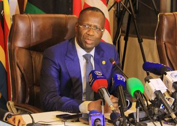 Yvon Sana Bangui, gouverneur de la BEAC.