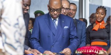 Le Vice-président de la République du Gabon, Alexandre BARRO Chambrier