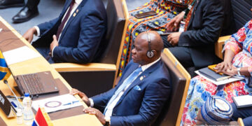 Le chef de l’État, Brice Clotaire OLIGUI NGUEMA