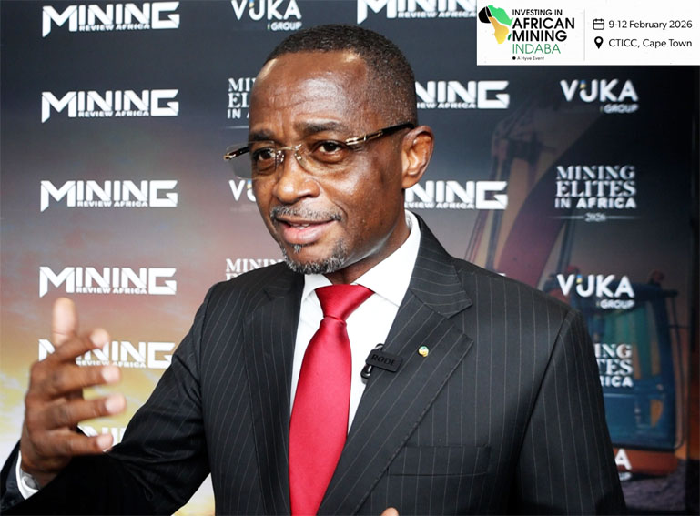 Le ministre des Mines, Sosthène Nguema Nguema