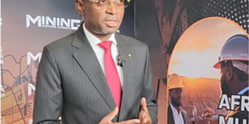 Le ministre des Mines et des Ressources géologiques du Gabon, Sosthène Nguema Nguema
