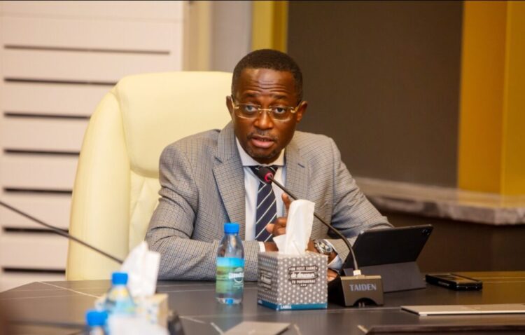 Le ministre des Mines Sosthène Nguema Nguema