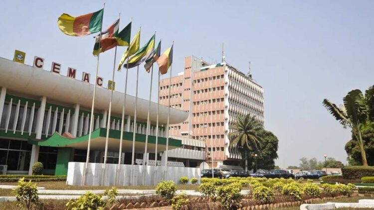 L'immeuble siège de la  de la Cemac à Bangui en RCA