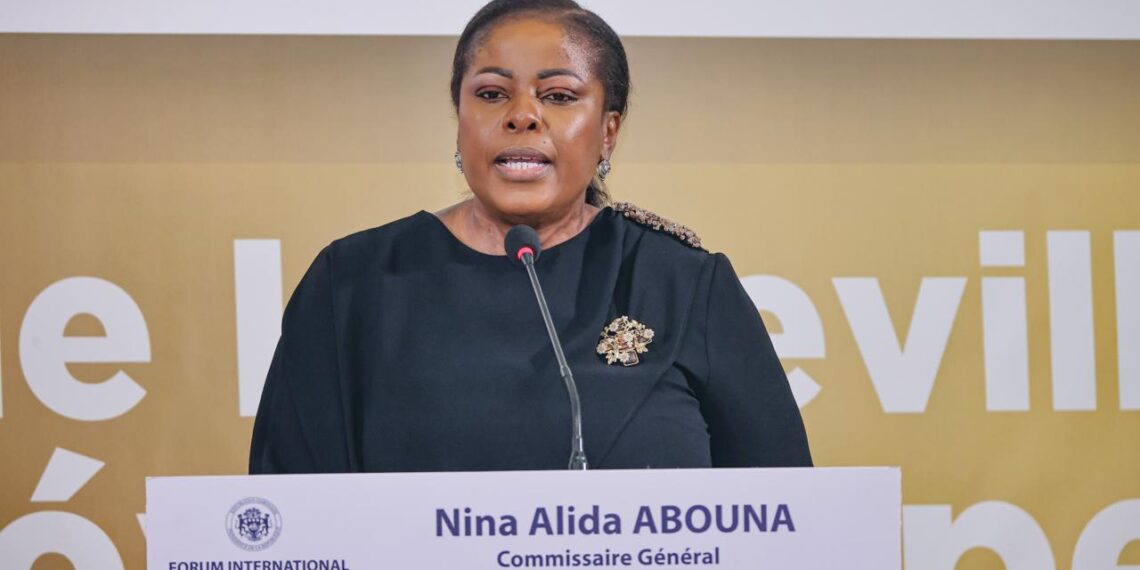 Nina Alida Abouna, Commissaire générale aux expositions du Gabon