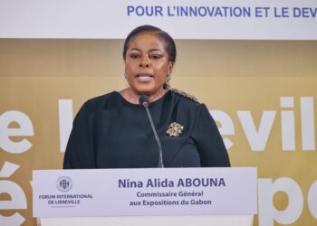 Nina Alida Abouna, Commissaire générale aux expositions du Gabon