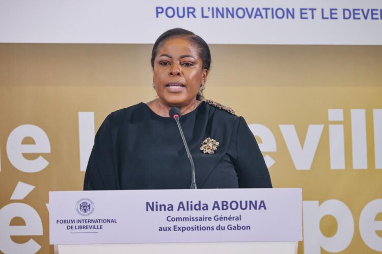 Nina Alida Abouna, Commissaire générale aux expositions du Gabon