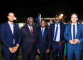 LOUEY NTOGOLO Christophen aux côtés du ministre de la Réforme et des Relations avec les Institutions, François Ndong Obiang, lors de la Quinzaine de l’Europe au jardin de la Union européenne.
Un moment fort de dialogue, de vision et d’engagement pour l’avenir.