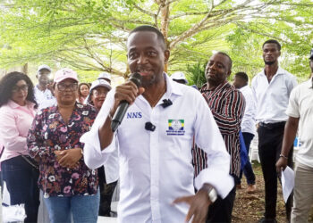 Le ministre des Mines et des Ressources géologiques, Sosthène Nguema Nguema