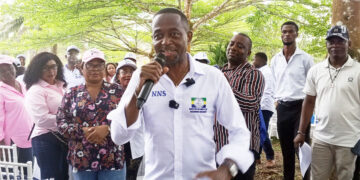 Le ministre des Mines et des Ressources géologiques, Sosthène Nguema Nguema