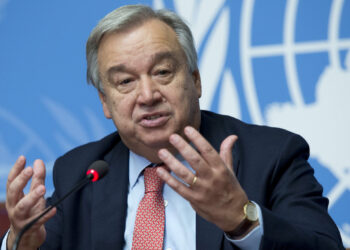 Le Secrétaire général des Nations Unies, António Guterres